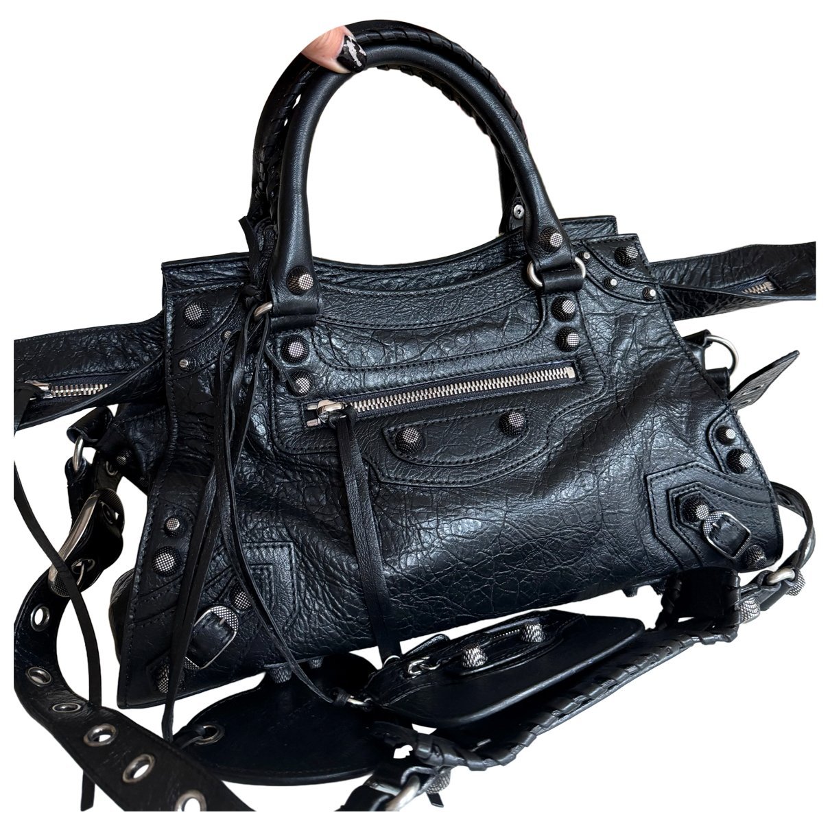 Neo Cagole City leather handbag