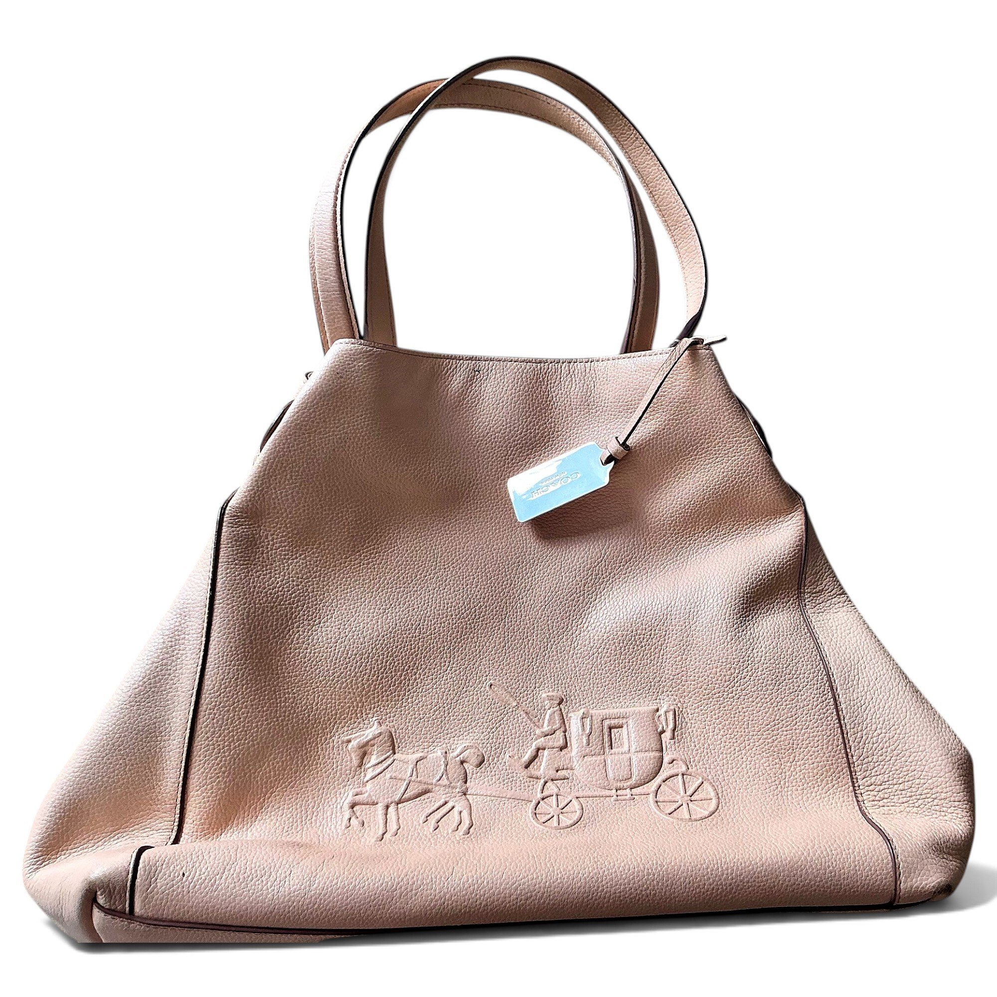 Leather tote