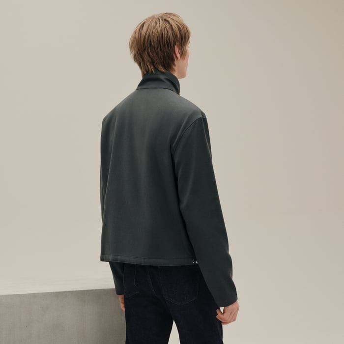 Vert Chrome Zipped Jacket Shirt