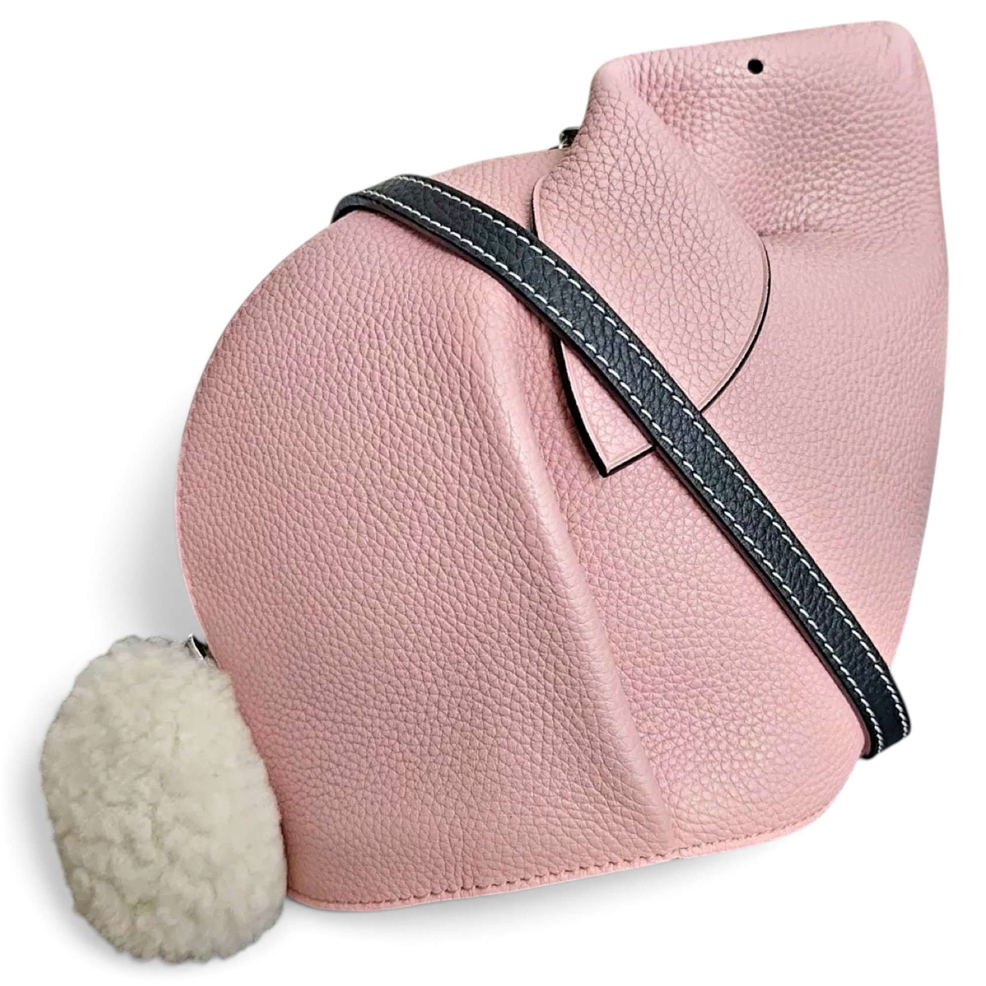 Animals leather crossbody bag