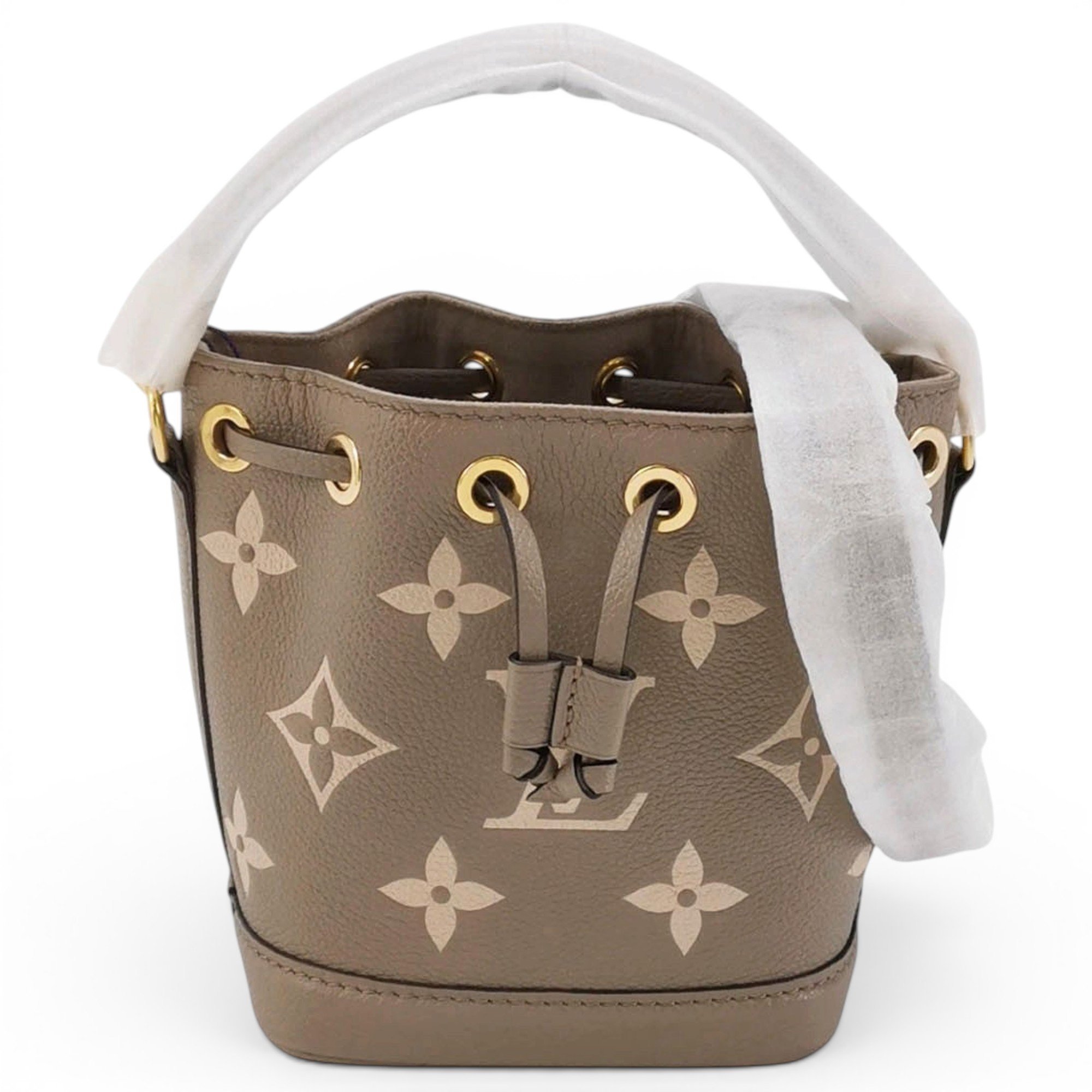 Nano Noé leather handbag