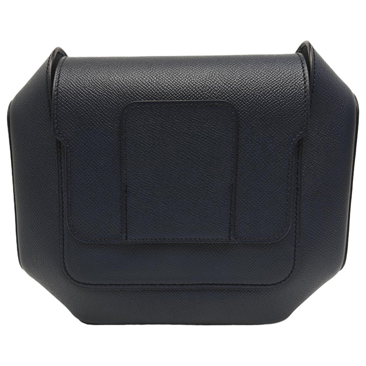 Octogone leather handbag