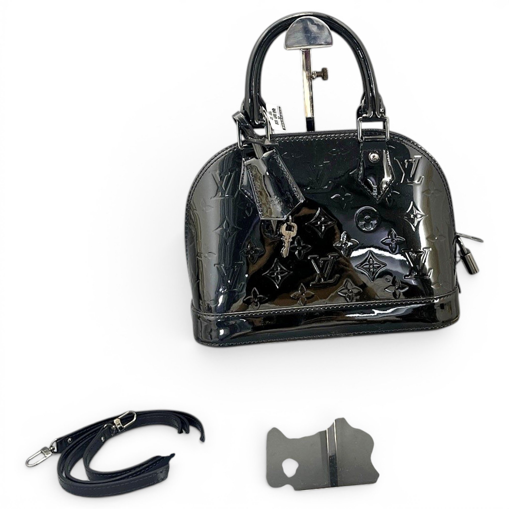 Alma BB patent leather handbag