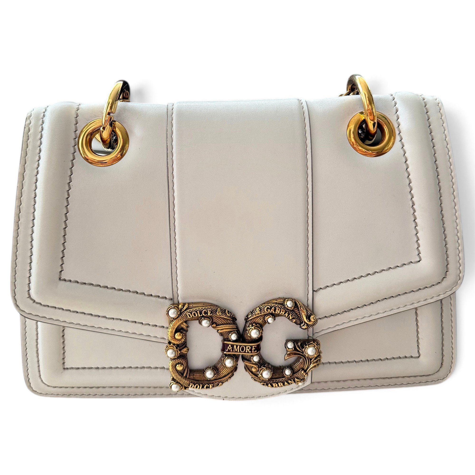 Dolce & Gabbana DG Amore leather handbag
