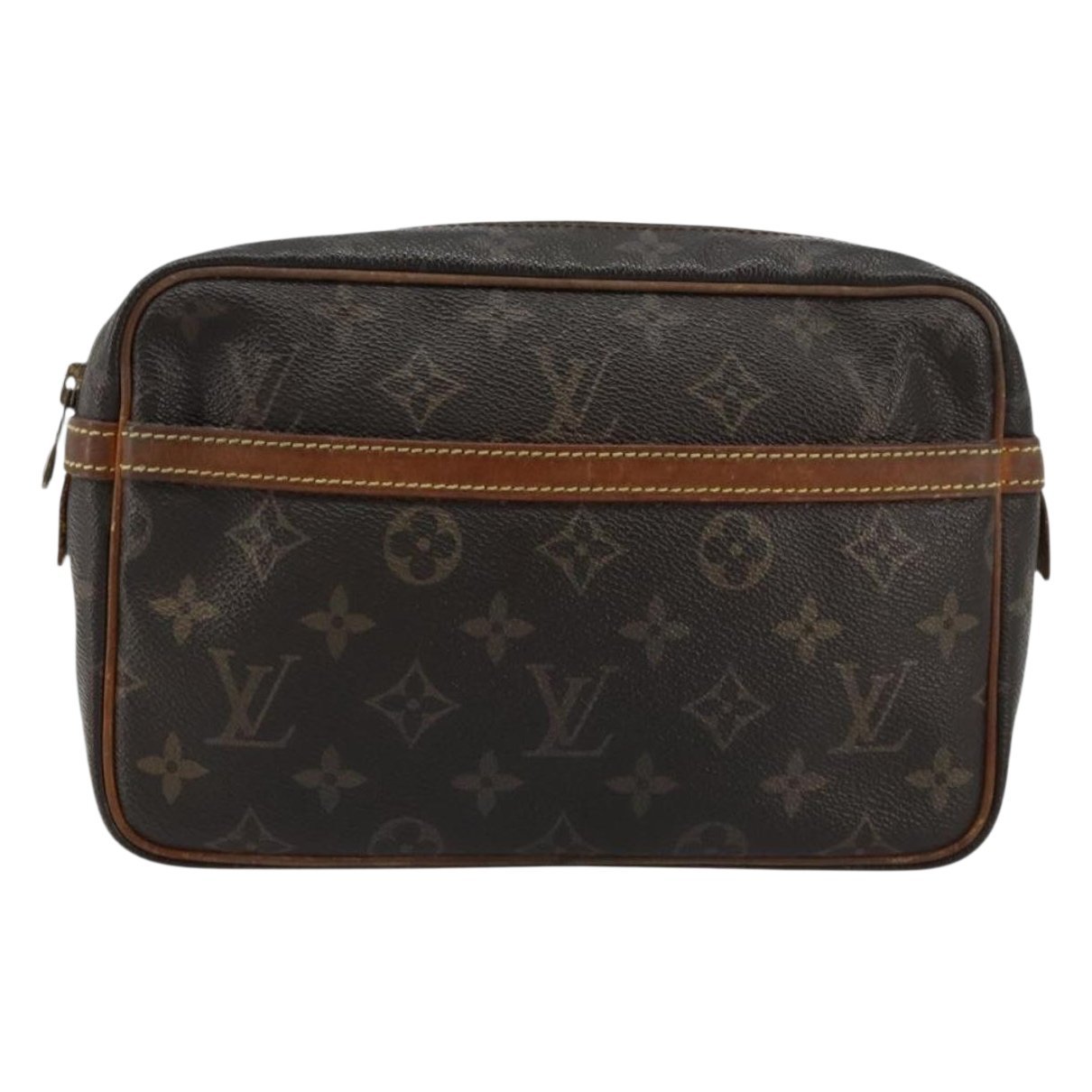 Leather clutch bag