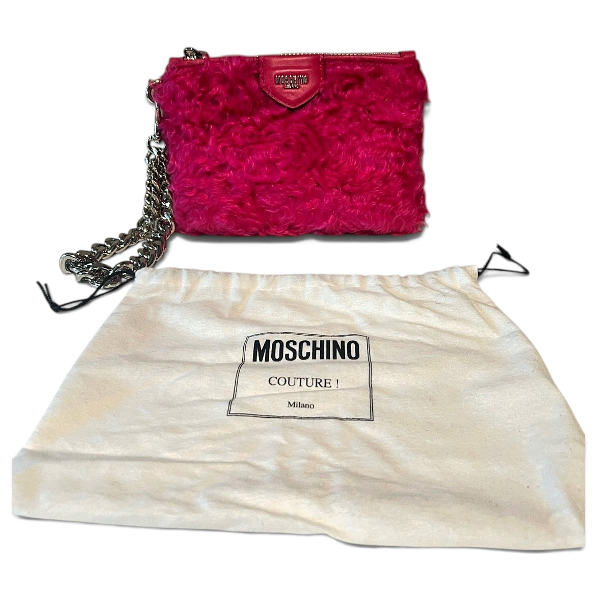 Moschino Wool clutch bag
