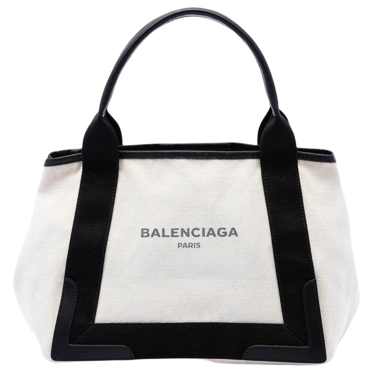 Navy cabas cloth bag