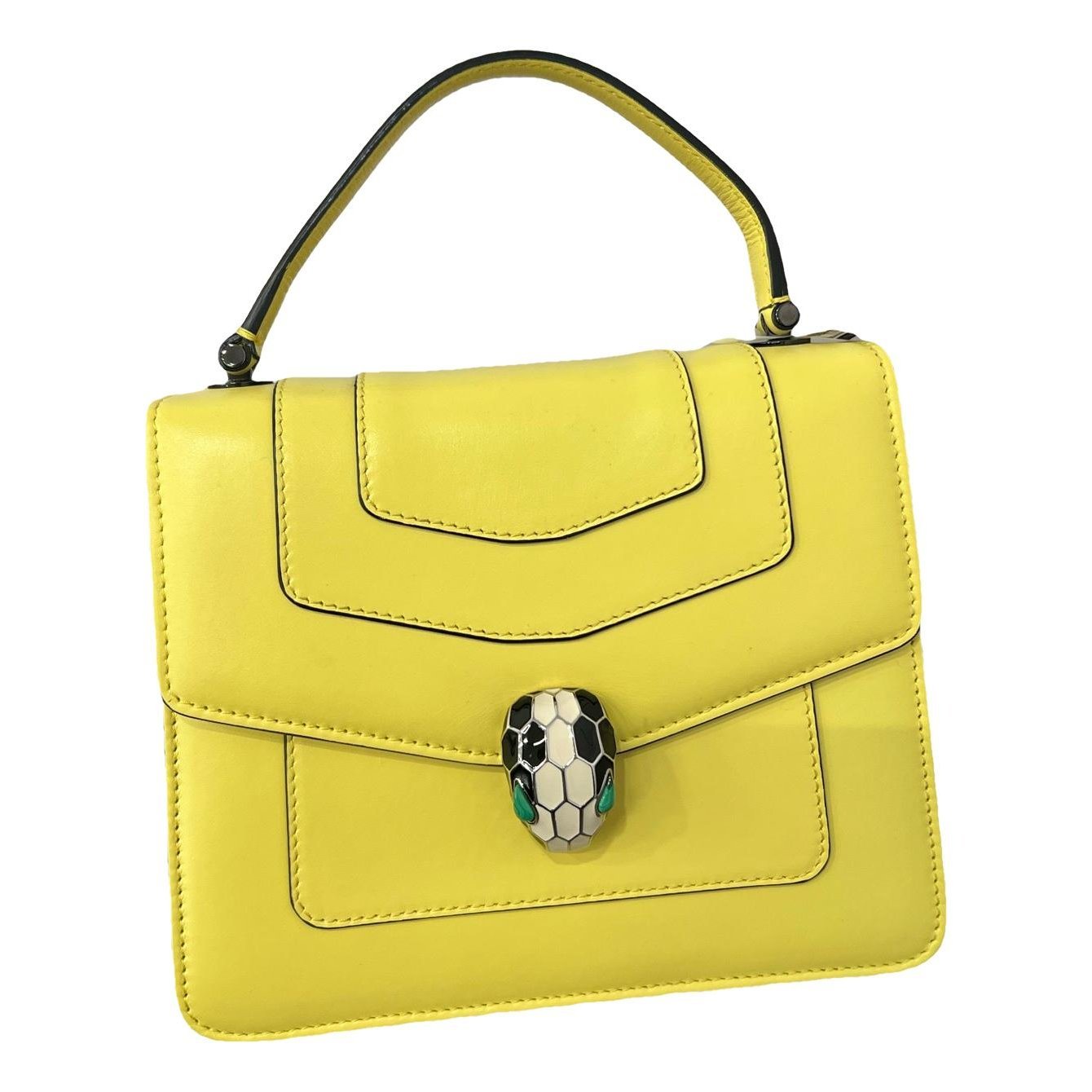 Serpenti leather handbag