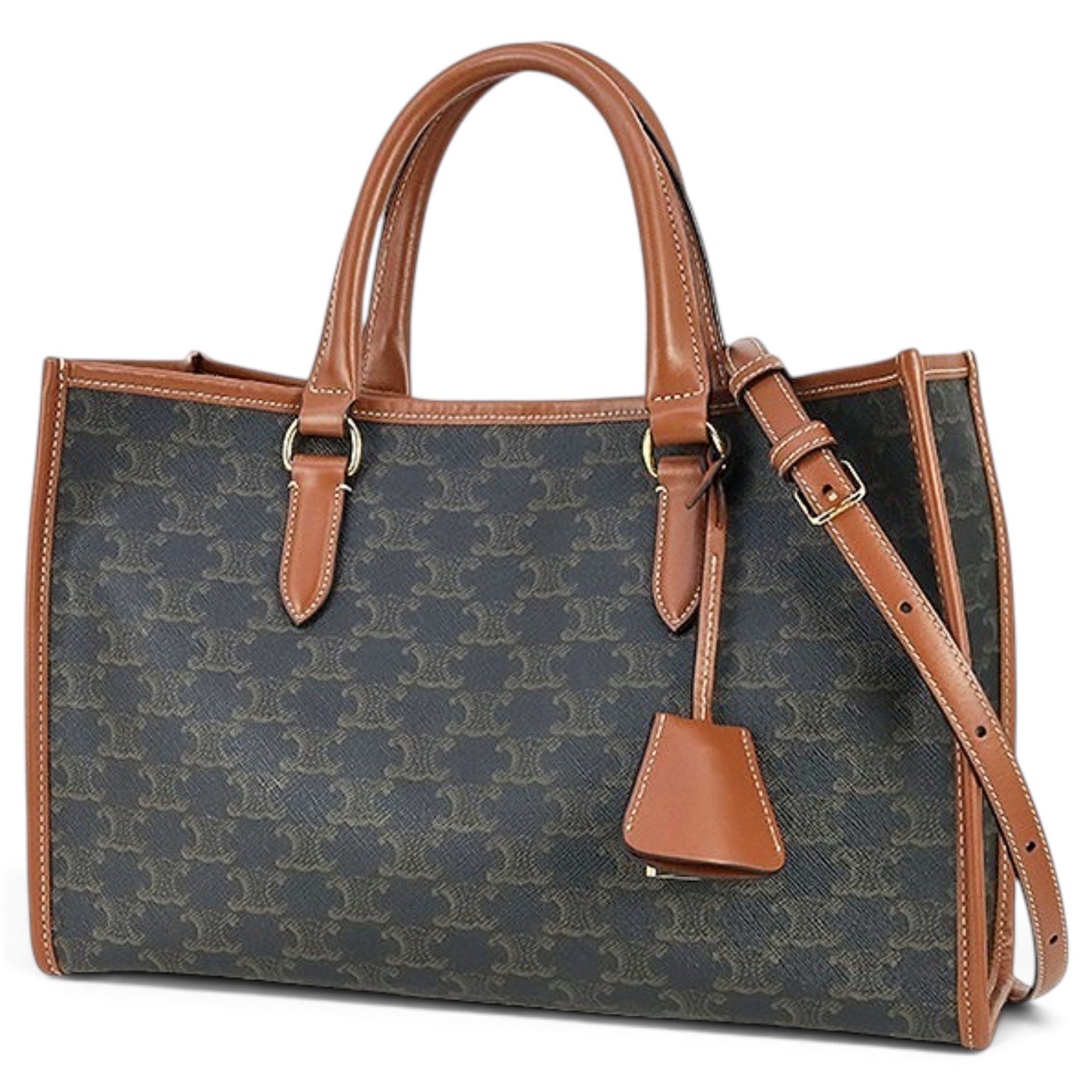 Leather tote