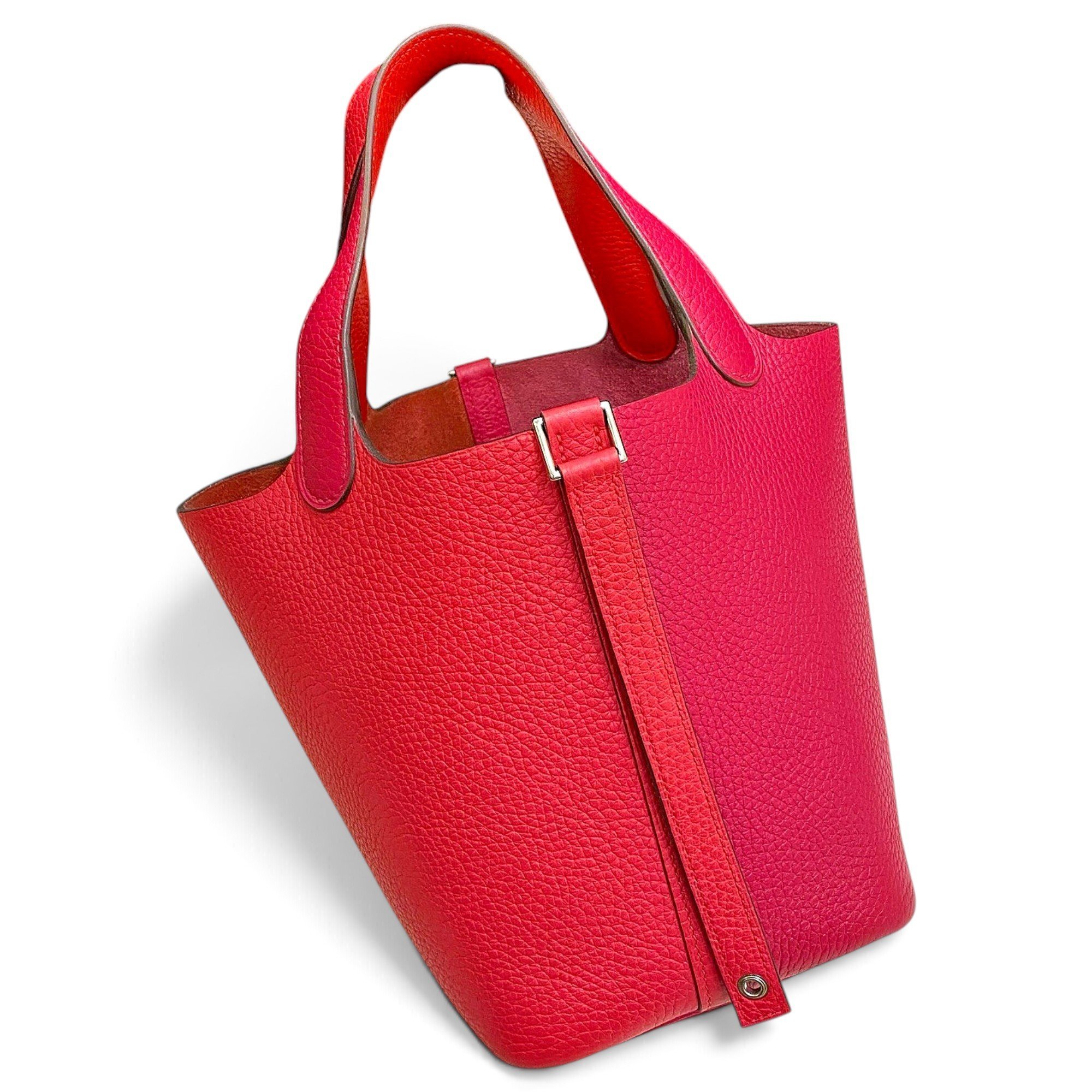 Picotin leather handbag