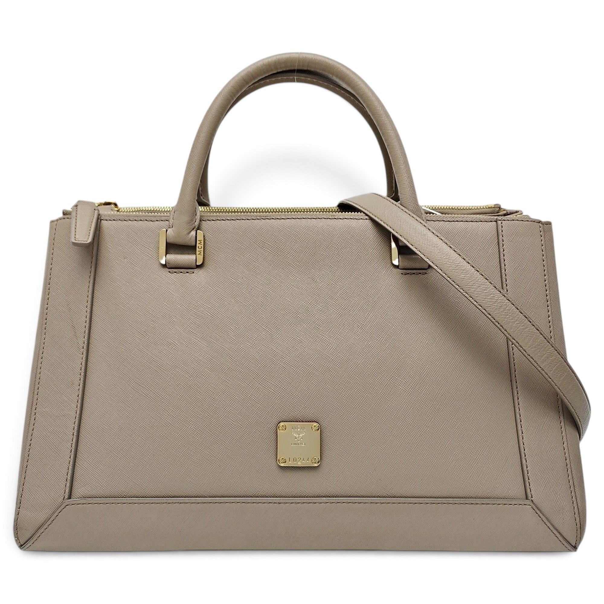 Leather handbag