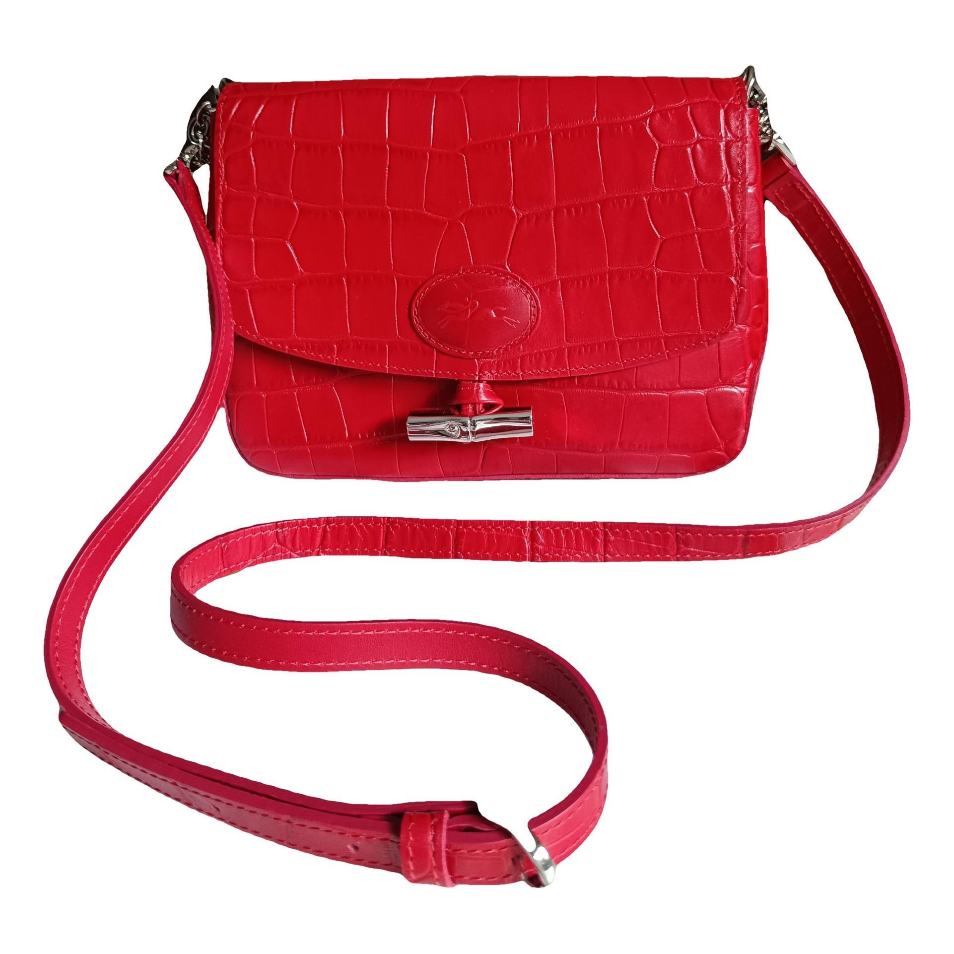 Roseau leather crossbody bag