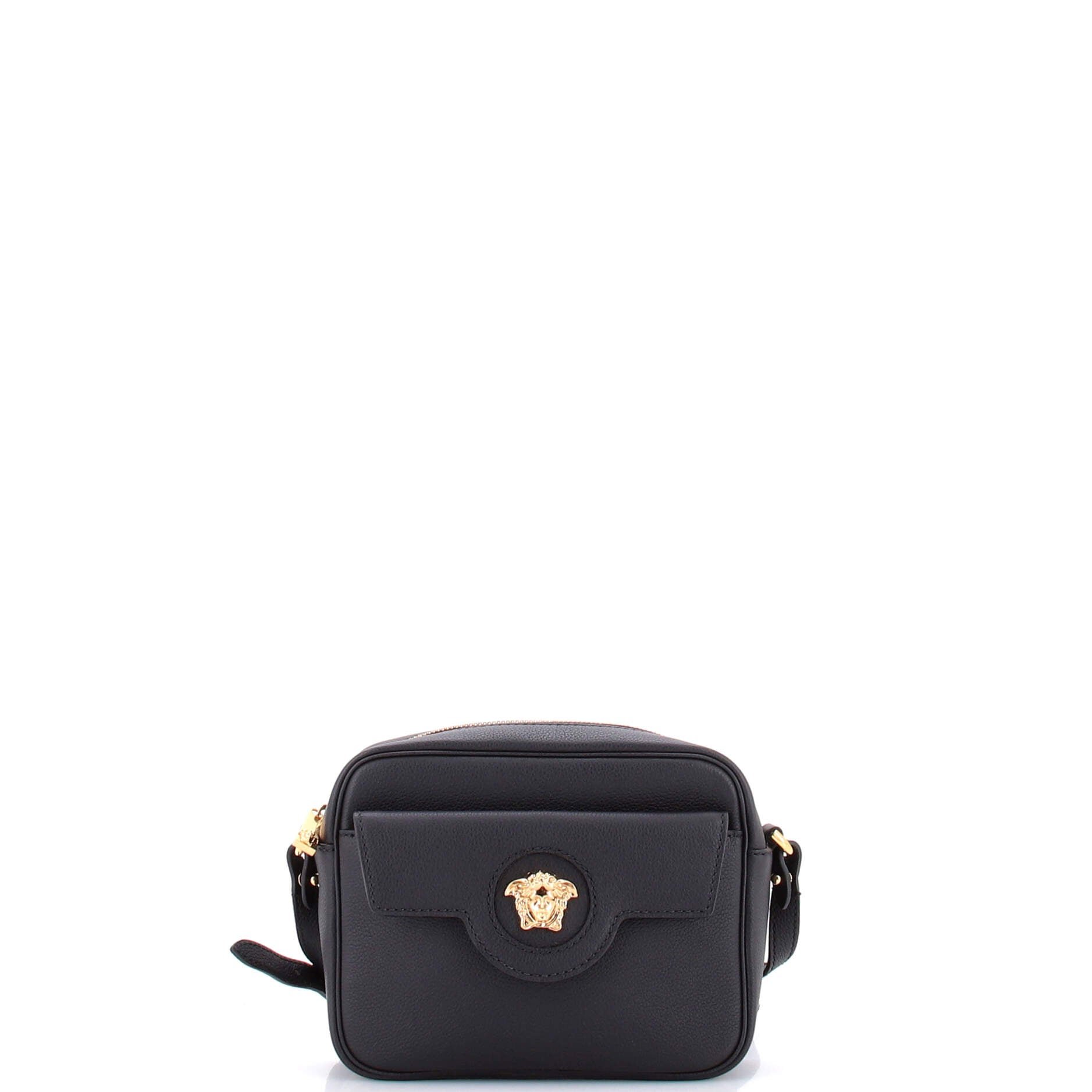 La Medusa Flap Pocket Camera Bag Leather Small