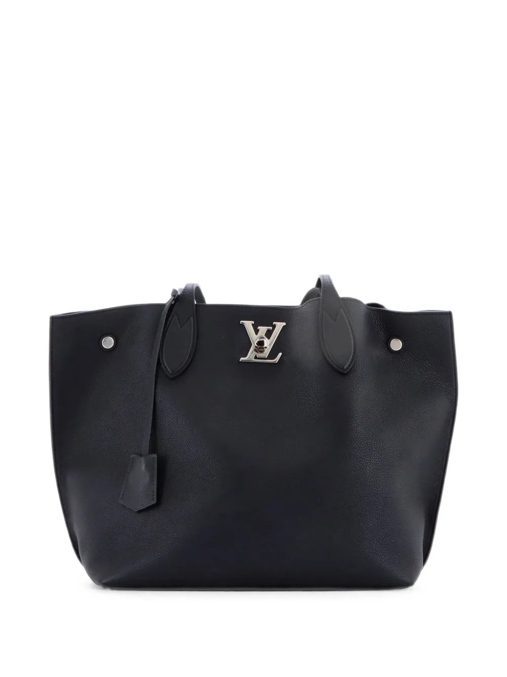 Lockme Go Leather tote bag