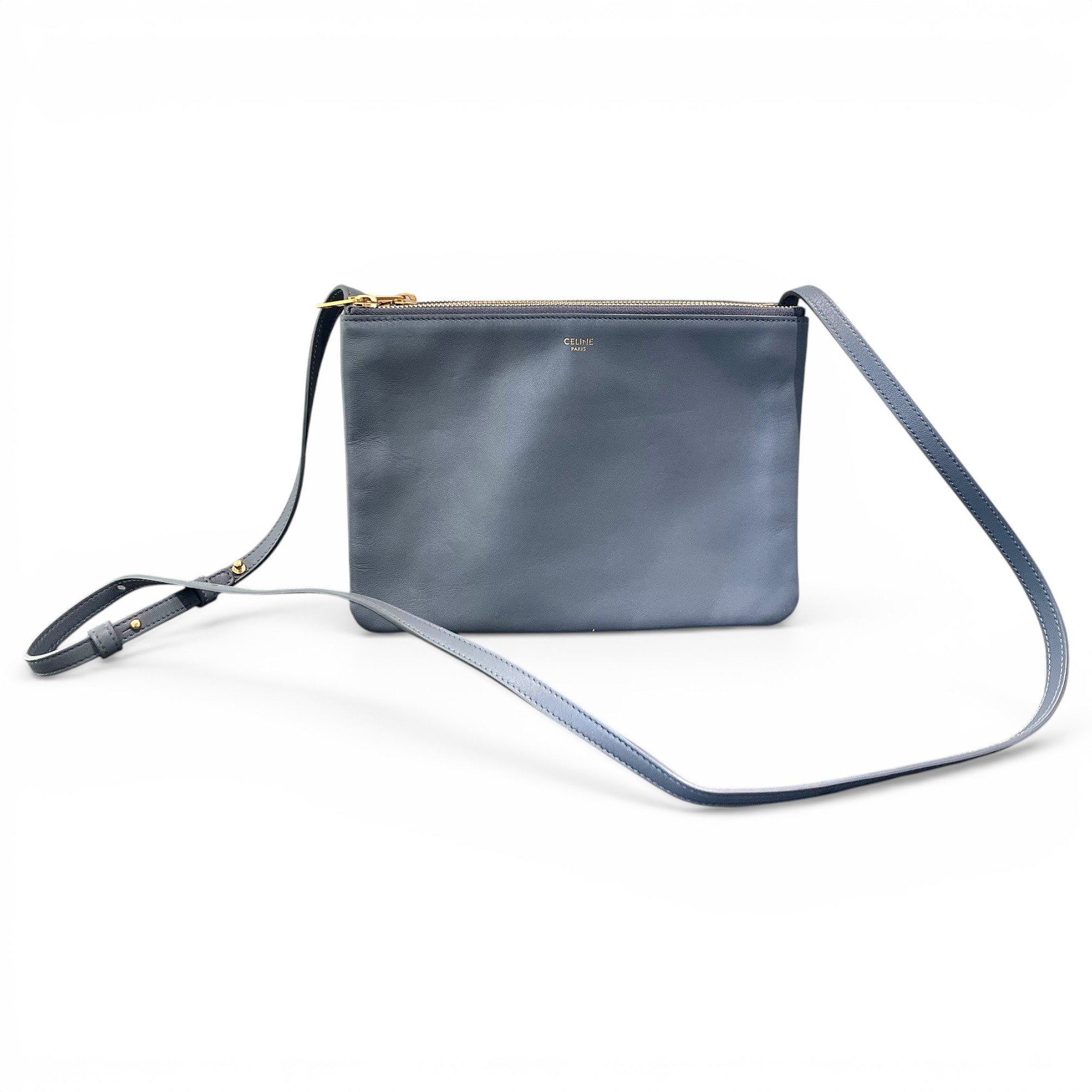 Trio leather crossbody bag