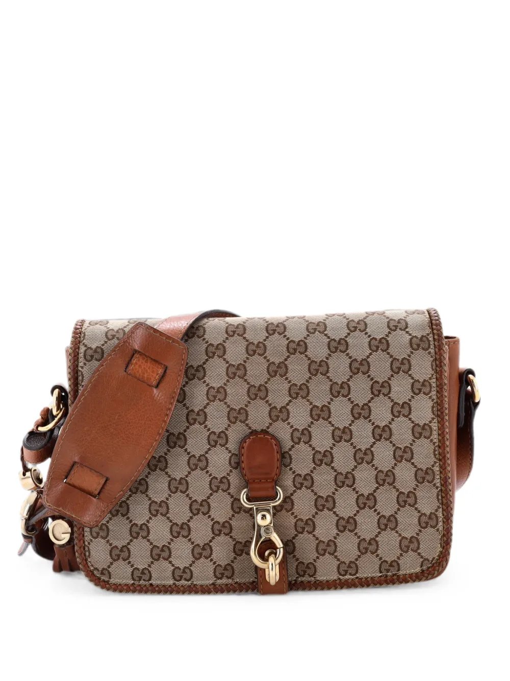Marrakech Messenger Bag GG Canvas with Leather Medium crossbody bag