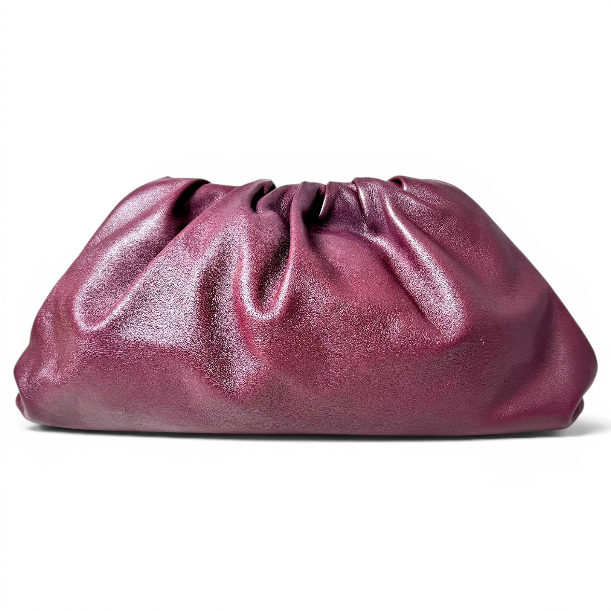 Pouch leather handbag