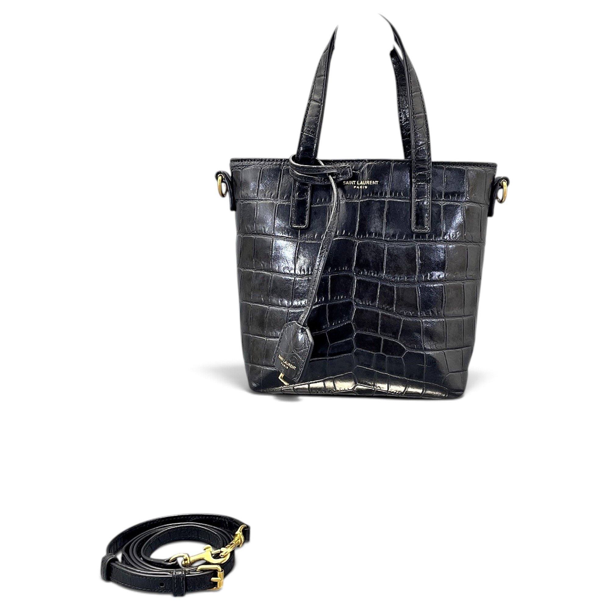 Leather tote