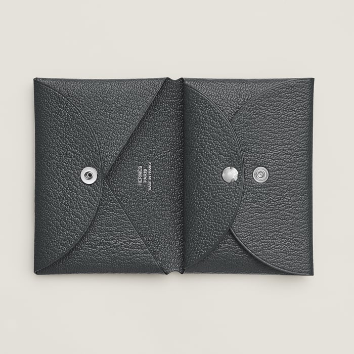 Gris Misty Calvi Duo Compact Card Holder