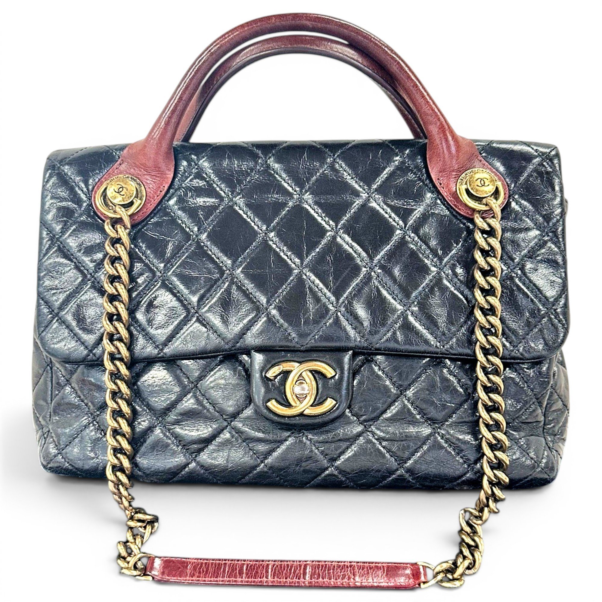 Timeless Classique Top Handle leather handbag