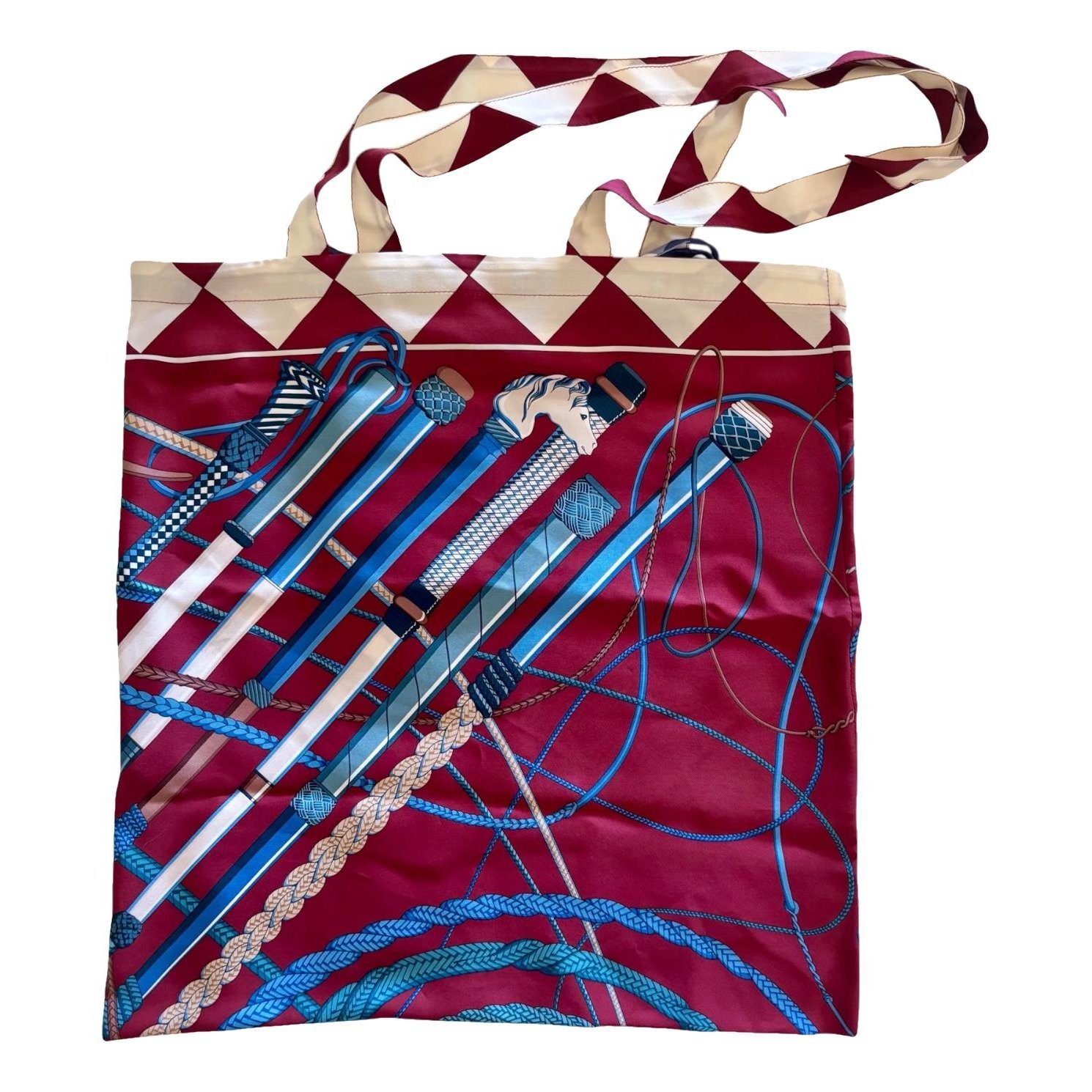 Hermès Lettres Equestre scarf 90 Bleu Ardoise/Vert/Parme | BagUSeek