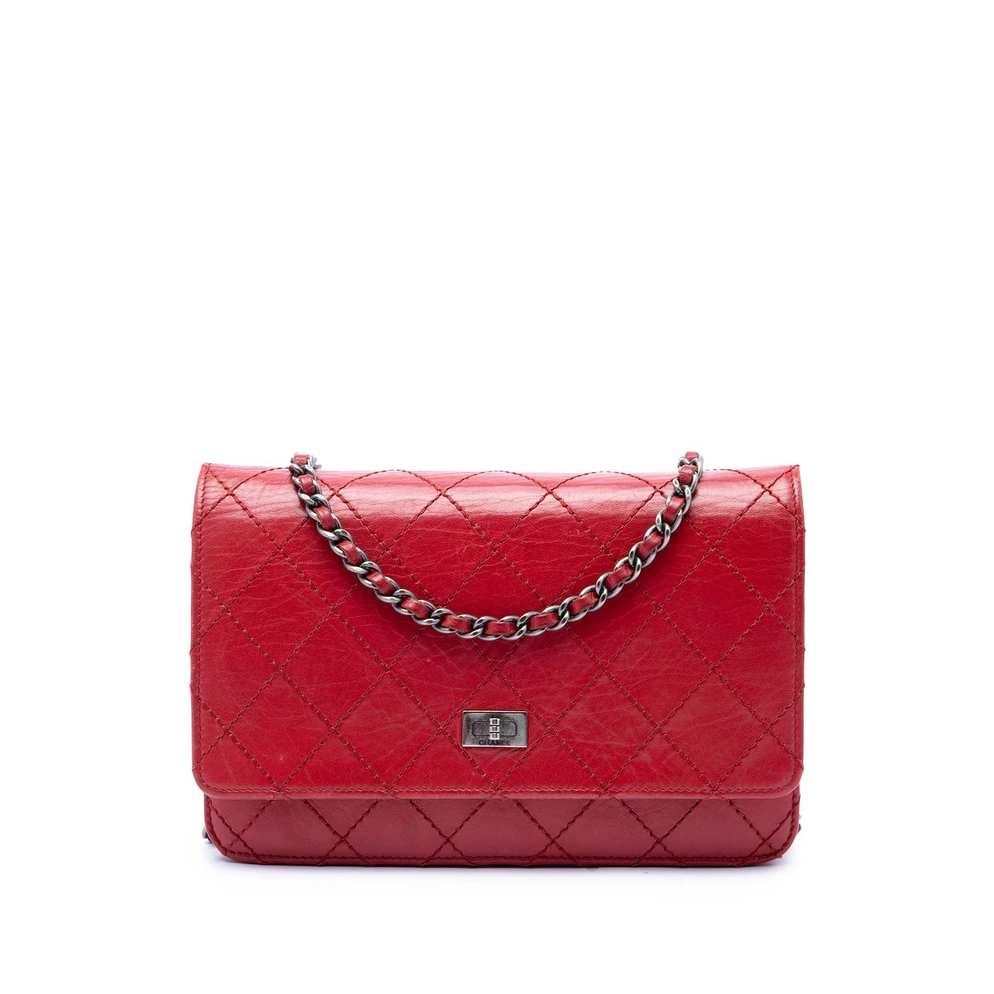 Wallet On Chain Timeless/Classique pony-style calfskin handbag