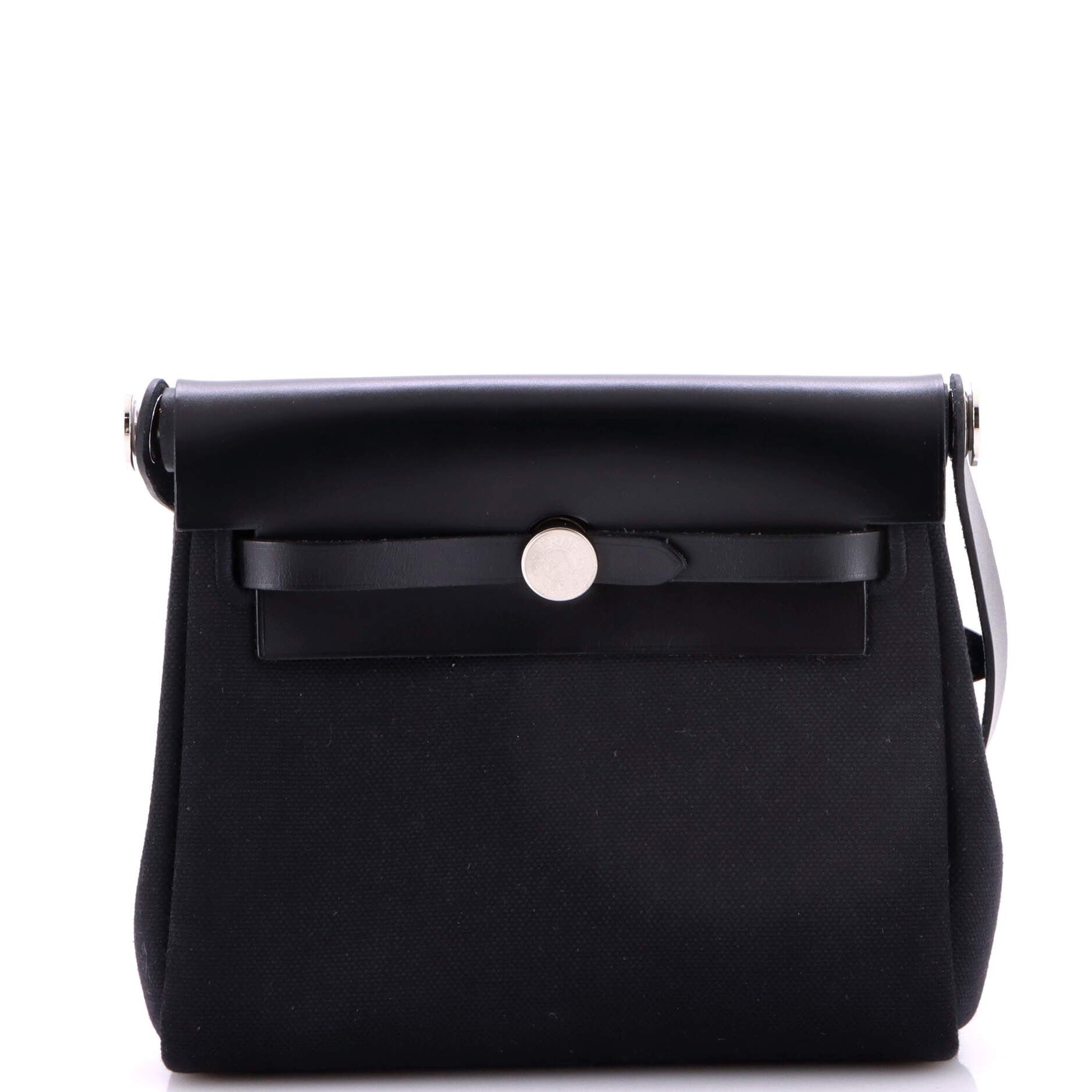 Hermes Herbag Zip Toile and Leather 20