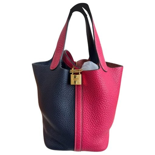 Picotin leather handbag