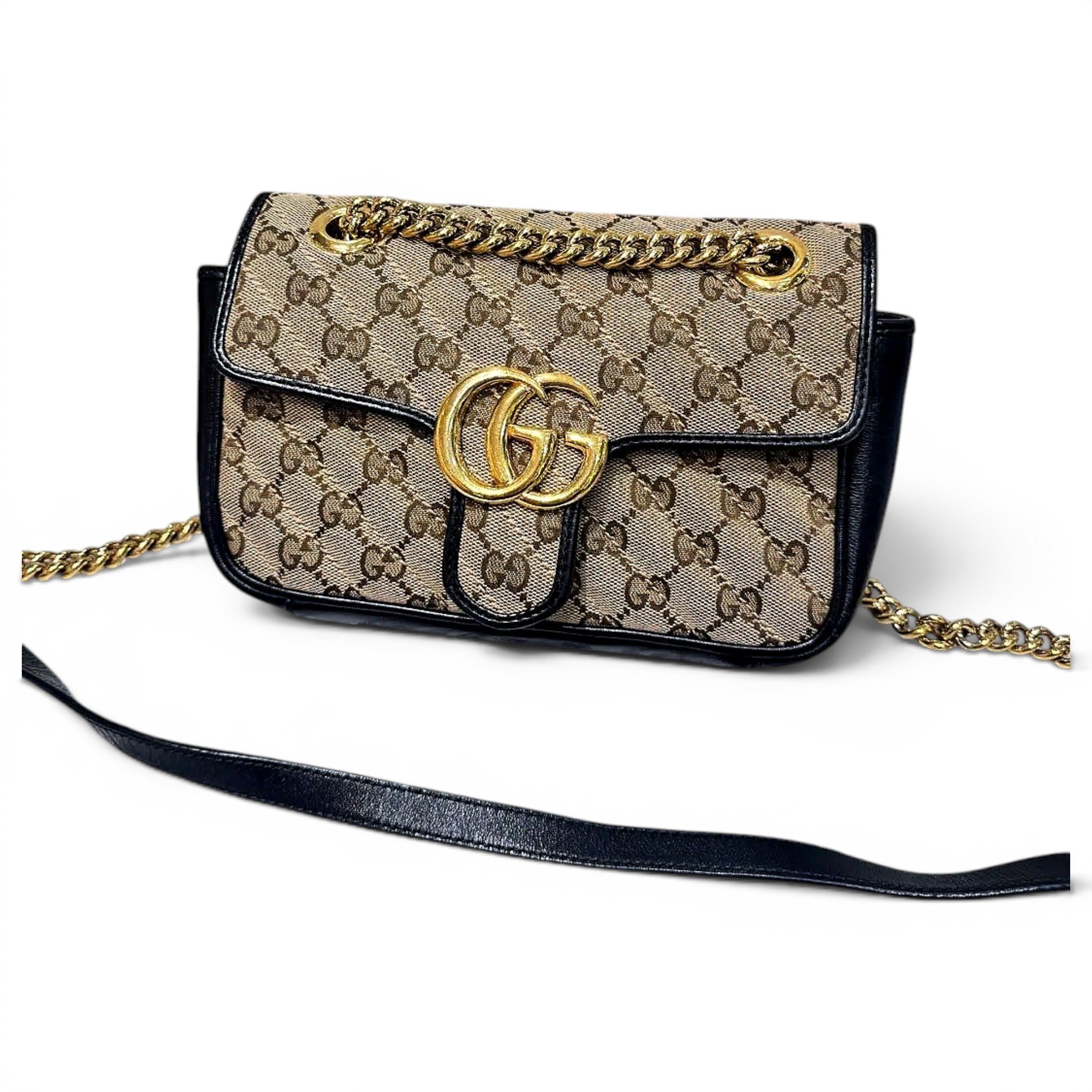 GG Marmont Flap leather handbag