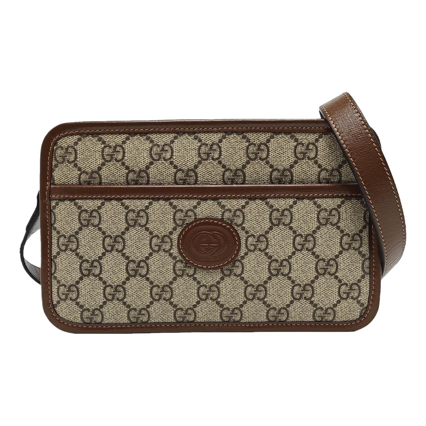 Ophidia GG Supreme leather handbag