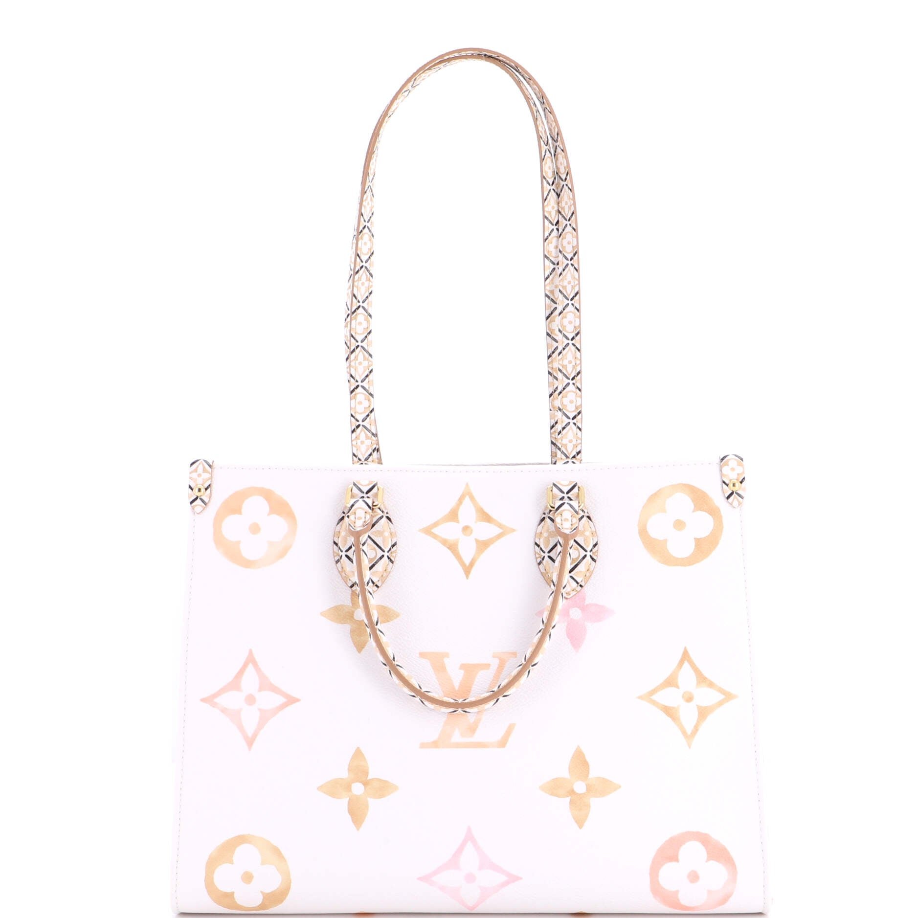 OnTheGo Tote By The Pool Monogram Watercolor Giant MM