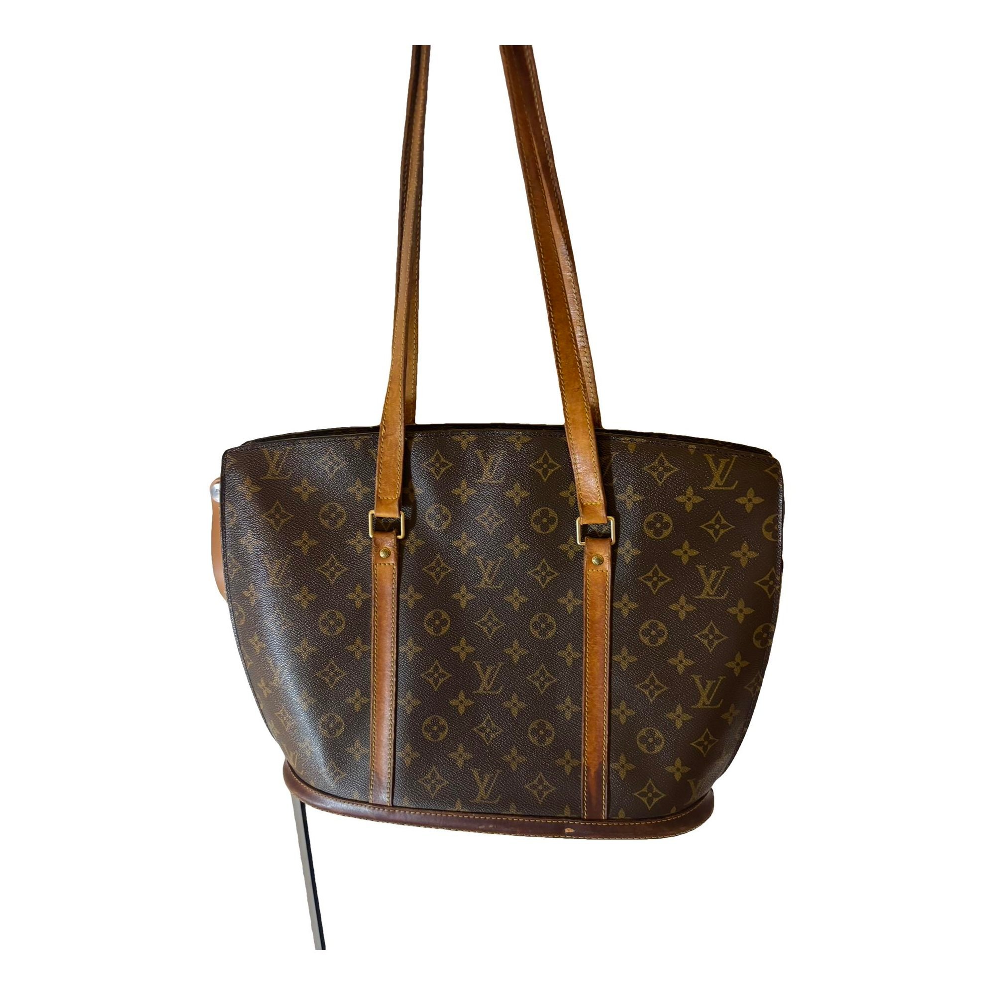 Babylone vintage leather tote
