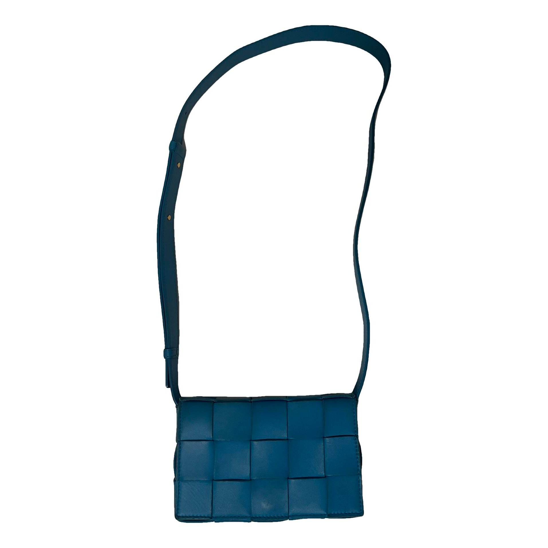 Cassette leather crossbody bag