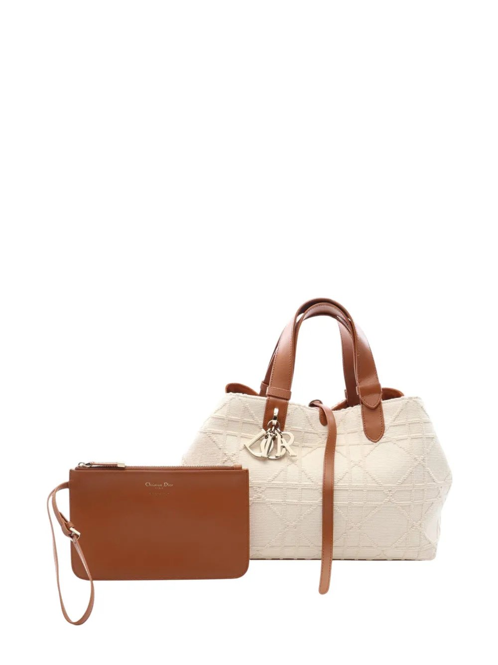 Dior 2021-2026 Medium Canvas Macrocannage Toujours Bag tote bag