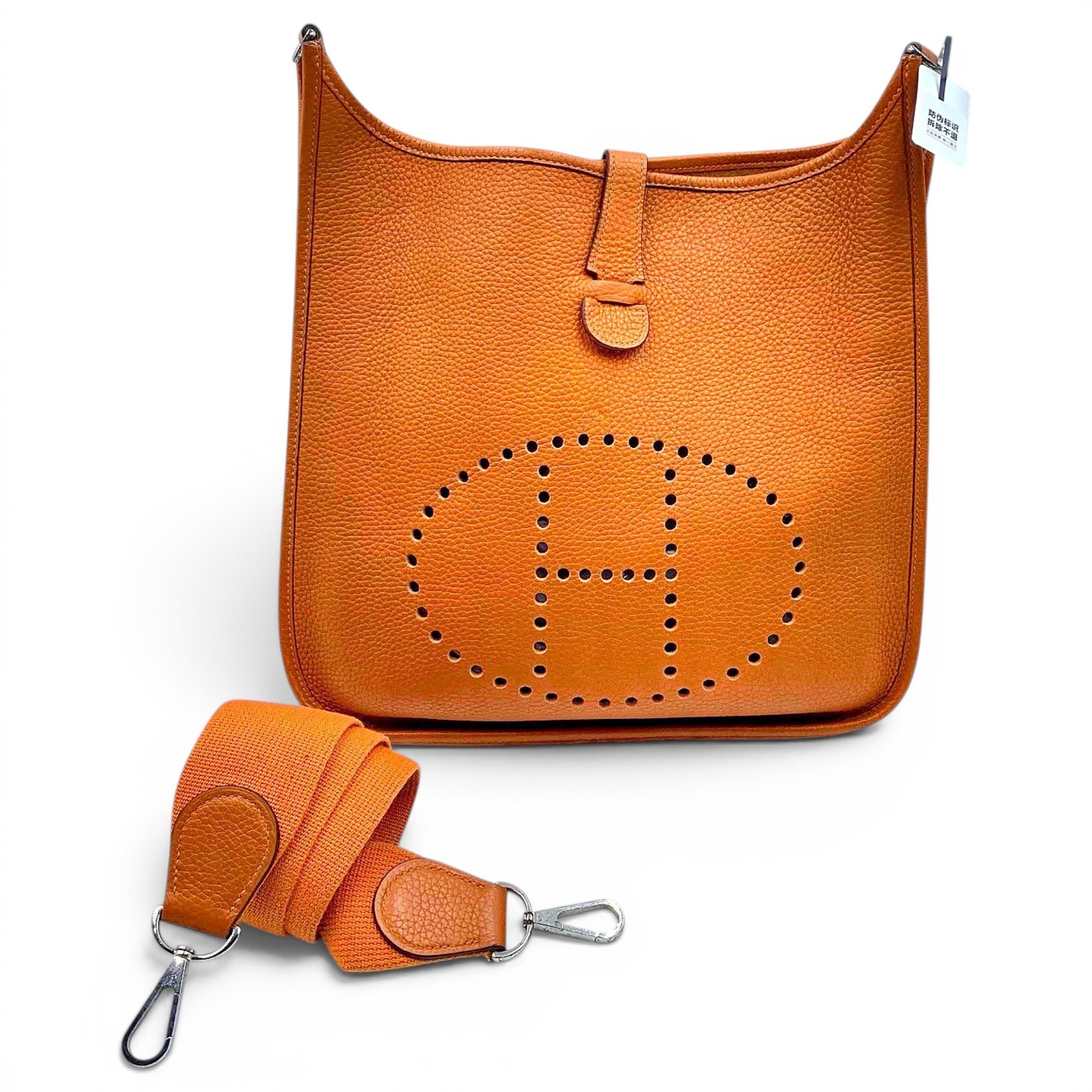 Evelyne leather handbag