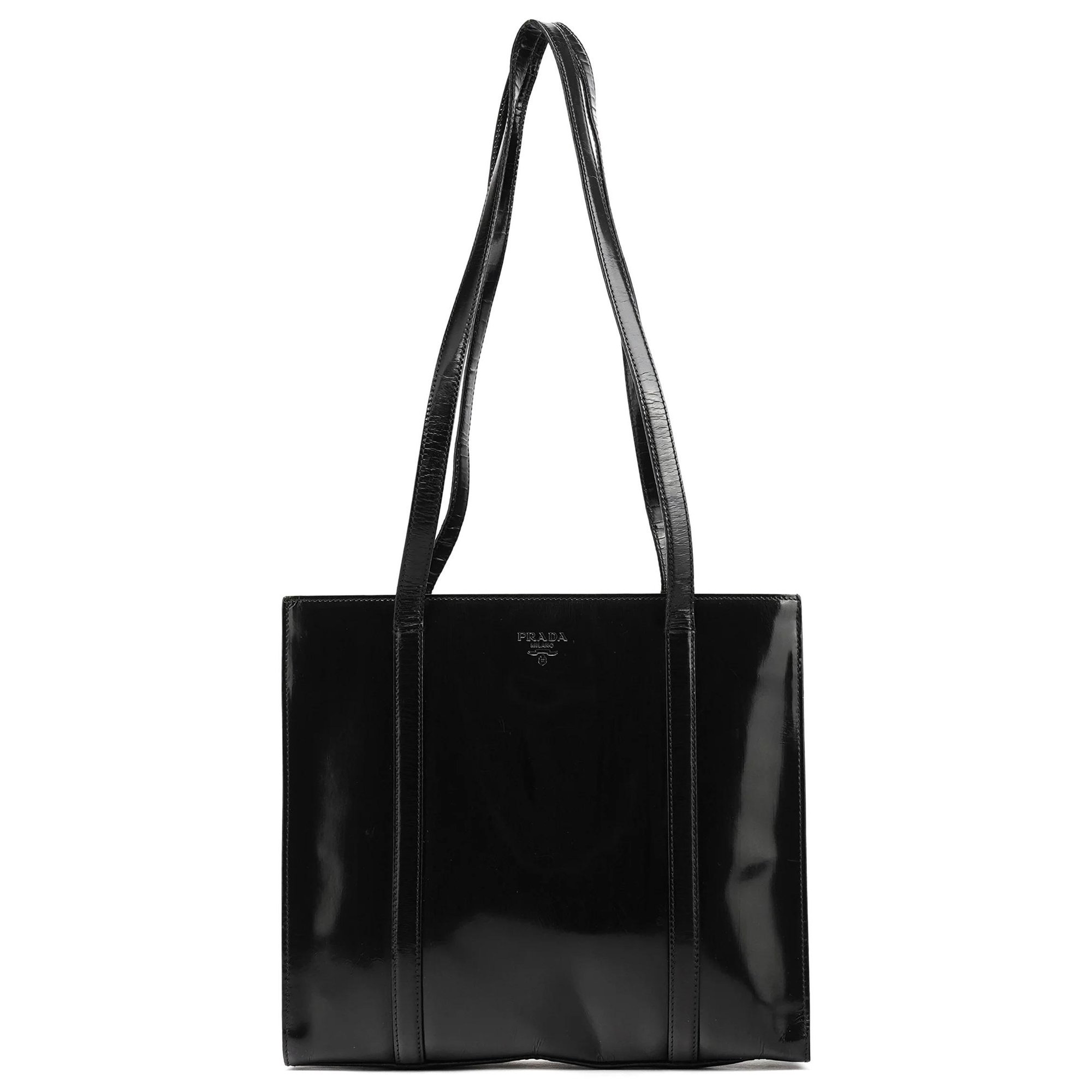 Re-Edition 1995 patent leather tote
