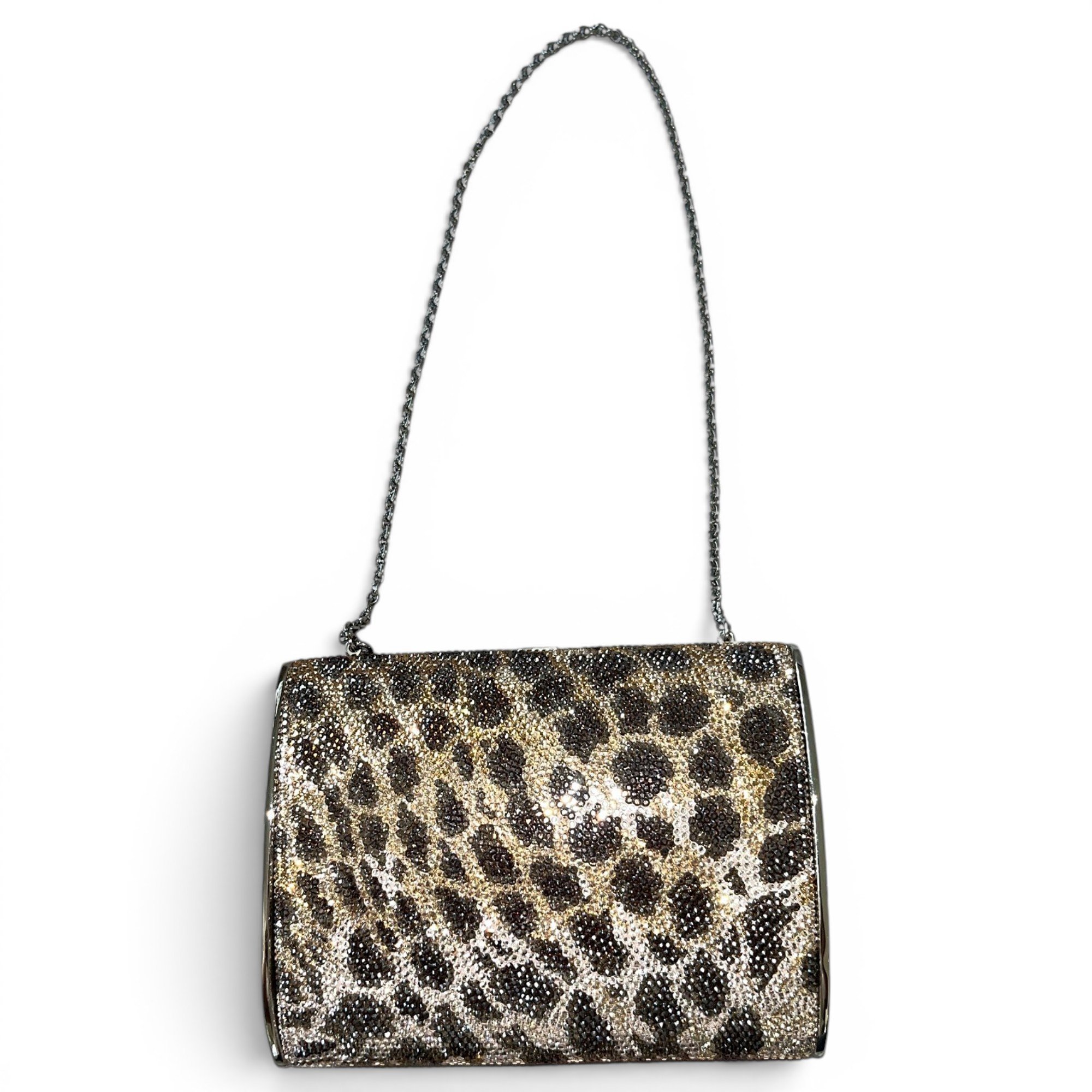 Glitter clutch bag