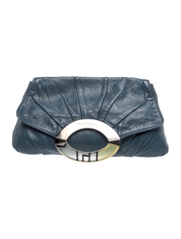 Emilio Pucci Leather Clutch Vintage