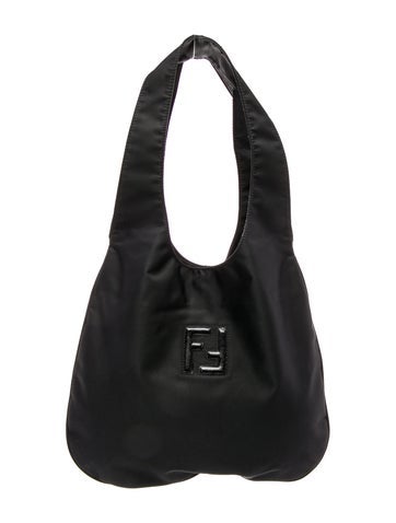 Nylon Nylon Hobo Bag