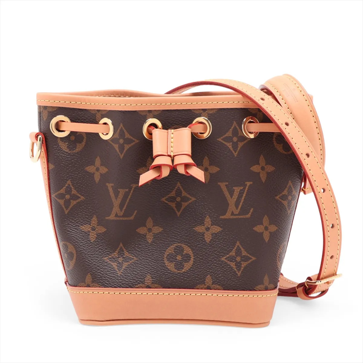 Louis Vuitton Monogram Nano Noe M81266 Brown There was an RFID response