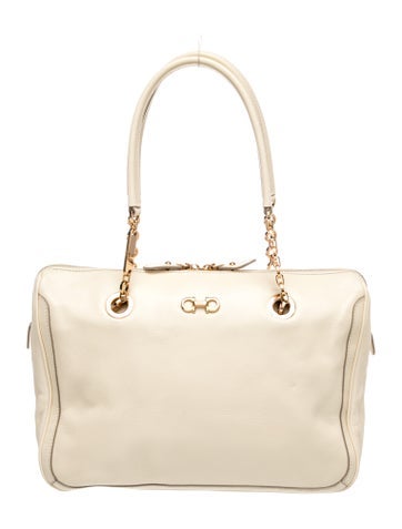 Leather Top Handle Bag Vintage