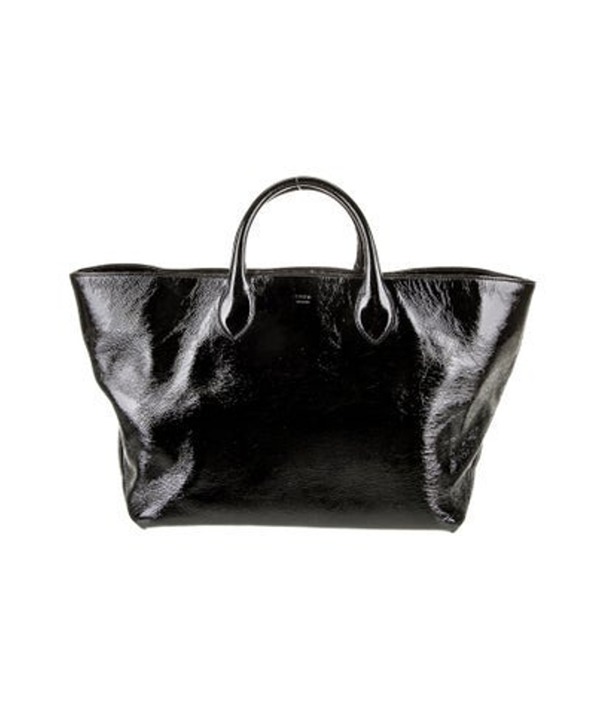Khaite Patent Leather Top Handle Bag