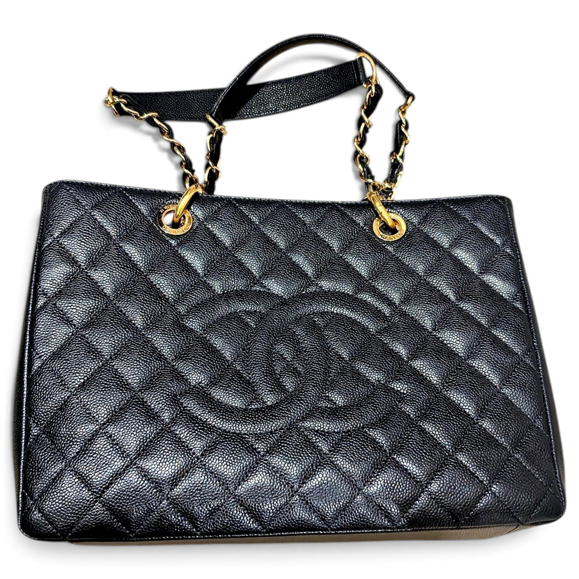 Grand shopping leather tote