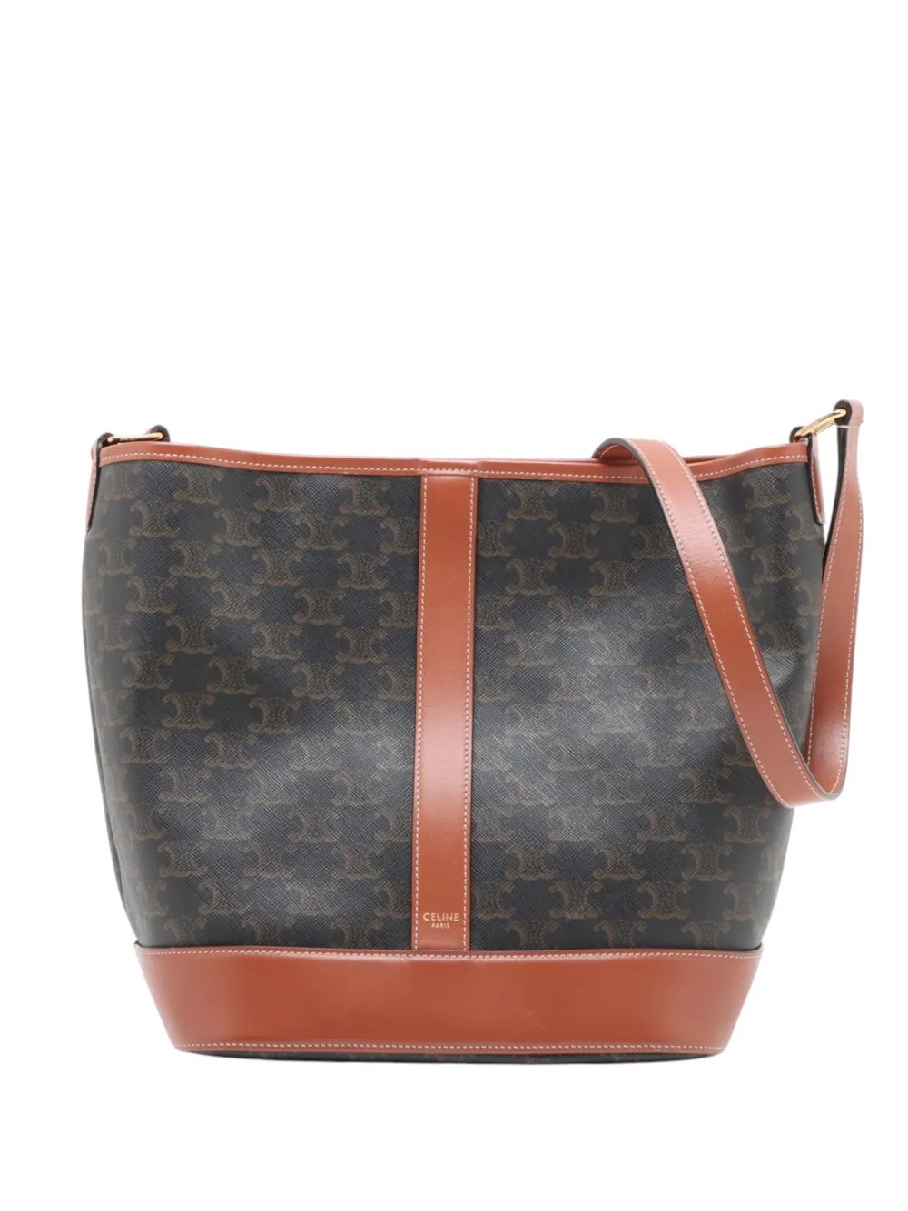 2020-2026 Medium Triomphe Coated Canvas bucket bag