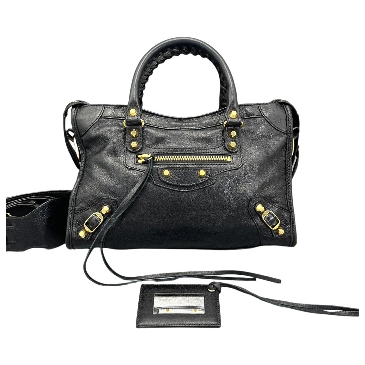 City leather crossbody bag