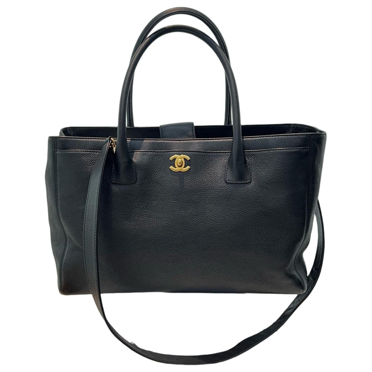 Executive leather tote