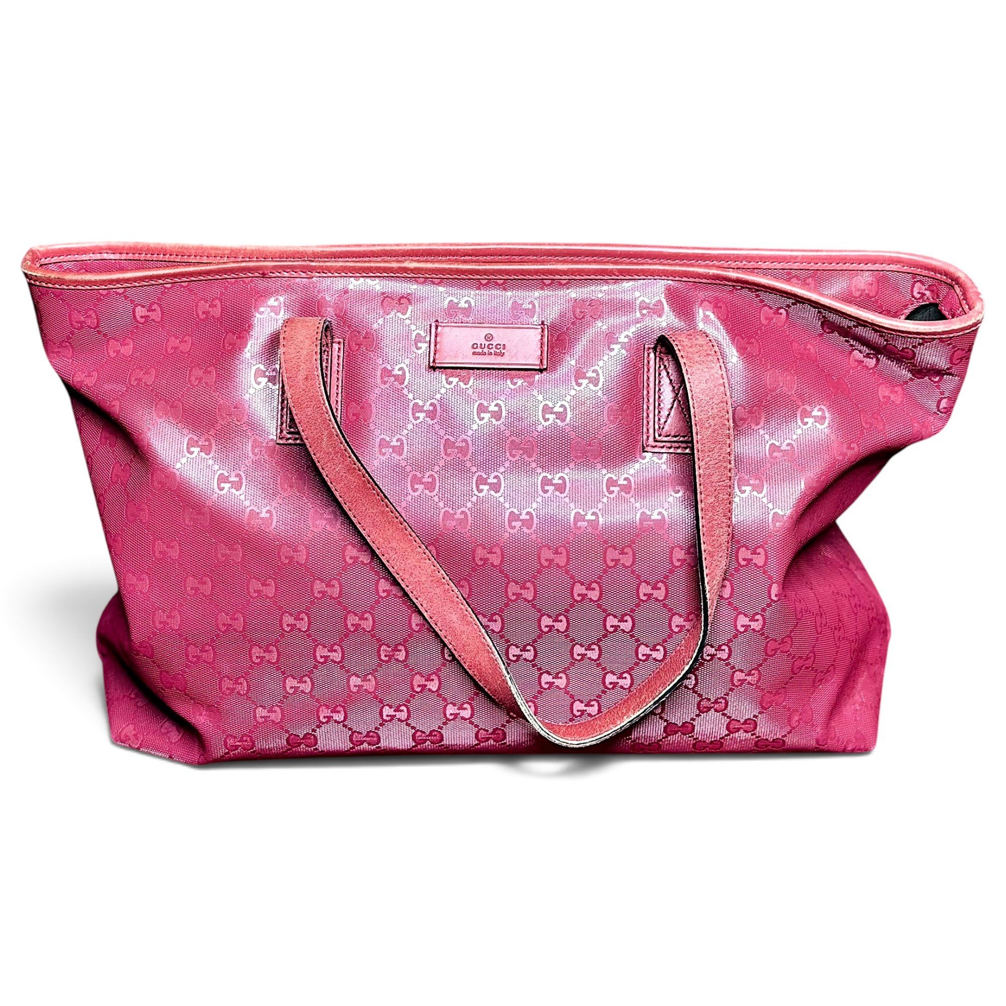 Leather tote