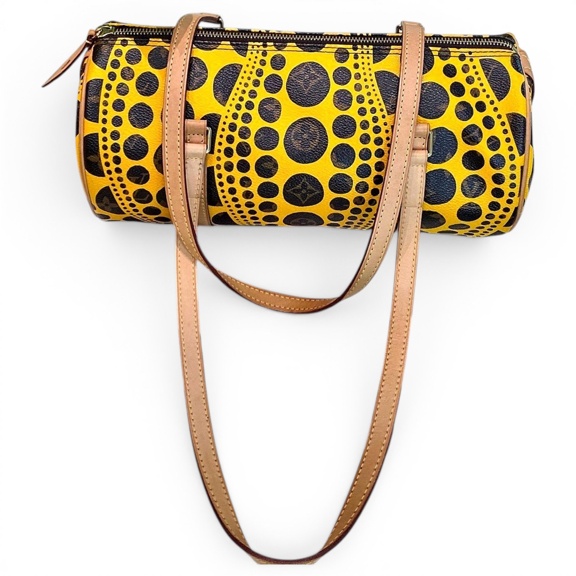 Papillon leather handbag