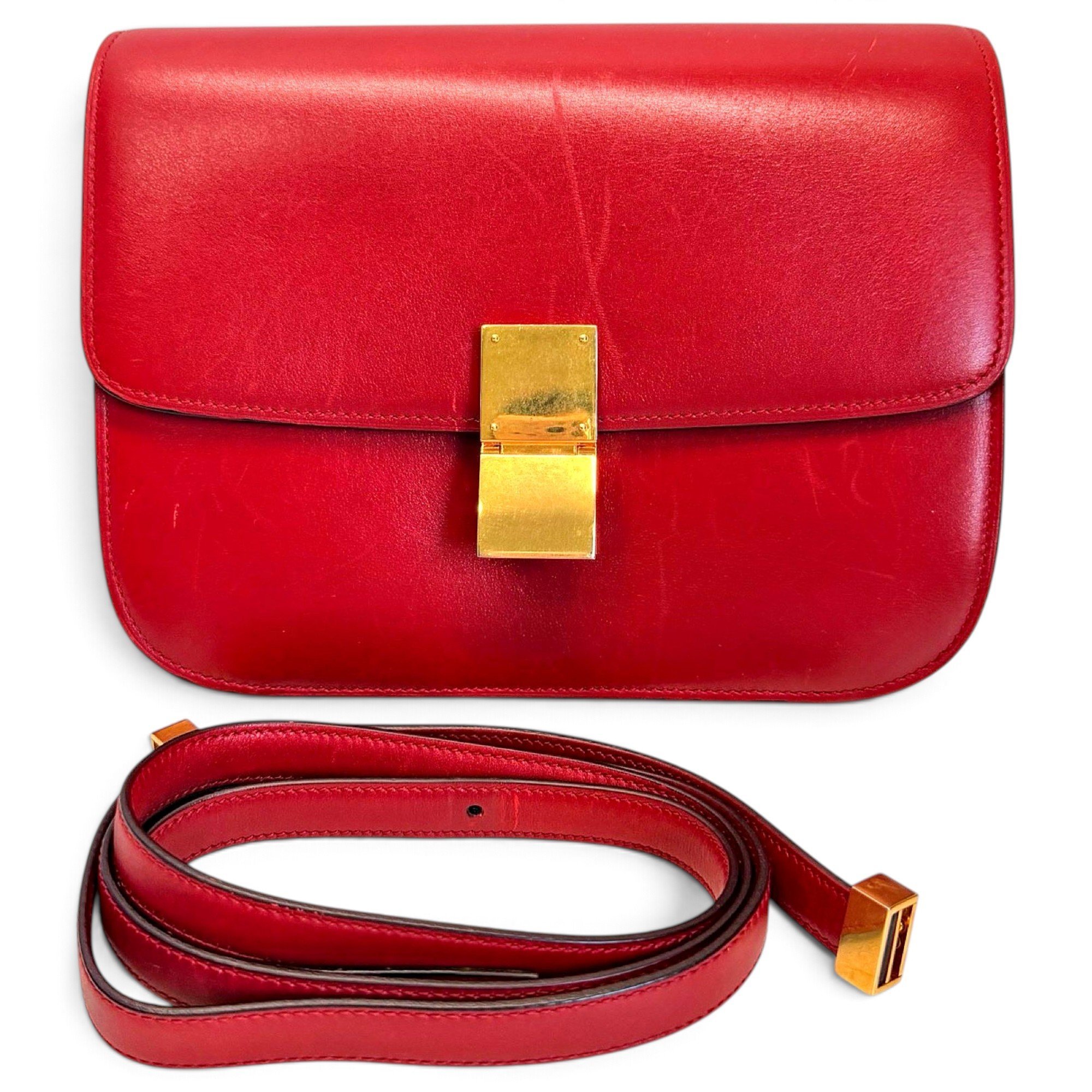 Classic leather handbag