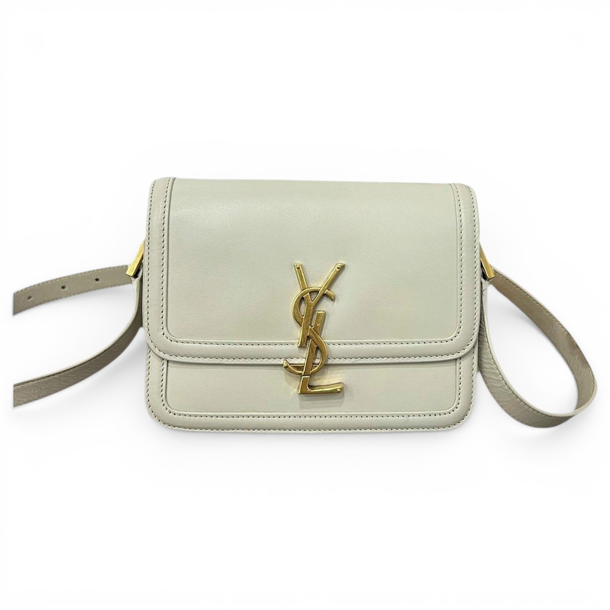 Solférino leather handbag